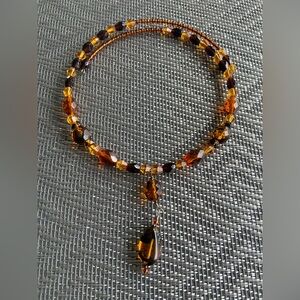 Amber Beaded Necklace